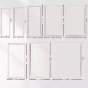 VILZSTUDIOS Carved full-length dressing mirror home decor items whole body mirror large full size accesorios para cuarto interior furniture