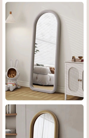 VILZSTUDIOS luxury design full body mirror 180cm modern bodenspiegel home furniture interior minimalist full-length mirror high-end elegant