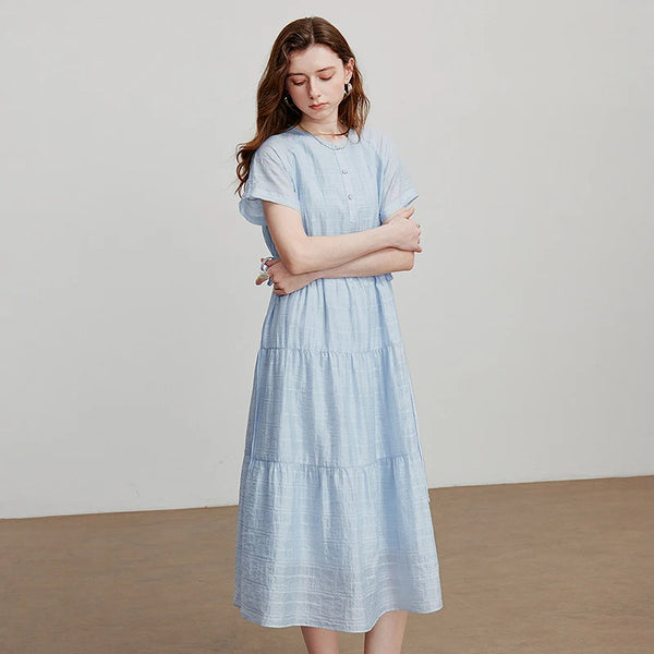 Elegant Slim Waist Summer Dress
