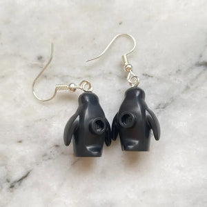 VILZSTUDIOS Cute Penguin Building Block Dangle Earring