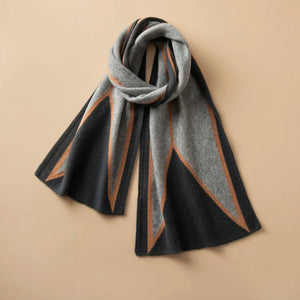 VILZSTUDIOS A-class High-quality 100% Cashmere New Cashmere Scarf 100% Knitted Warm Neck-Protecting High-end Fashion Wild Color in Winter.