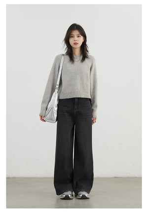 VILZSTUDIOS Basic Loose Knitted Sweater