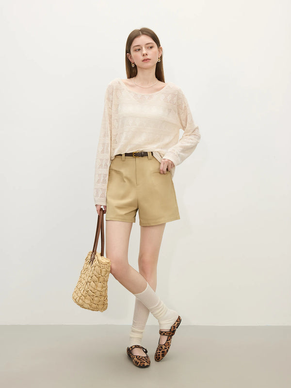 Versatile Casual Loose Fit Cotton Shorts