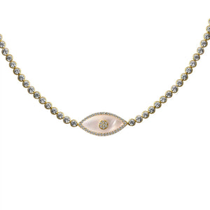 VILZSTUDIOS Stainless Steel Devil's Eye Necklace