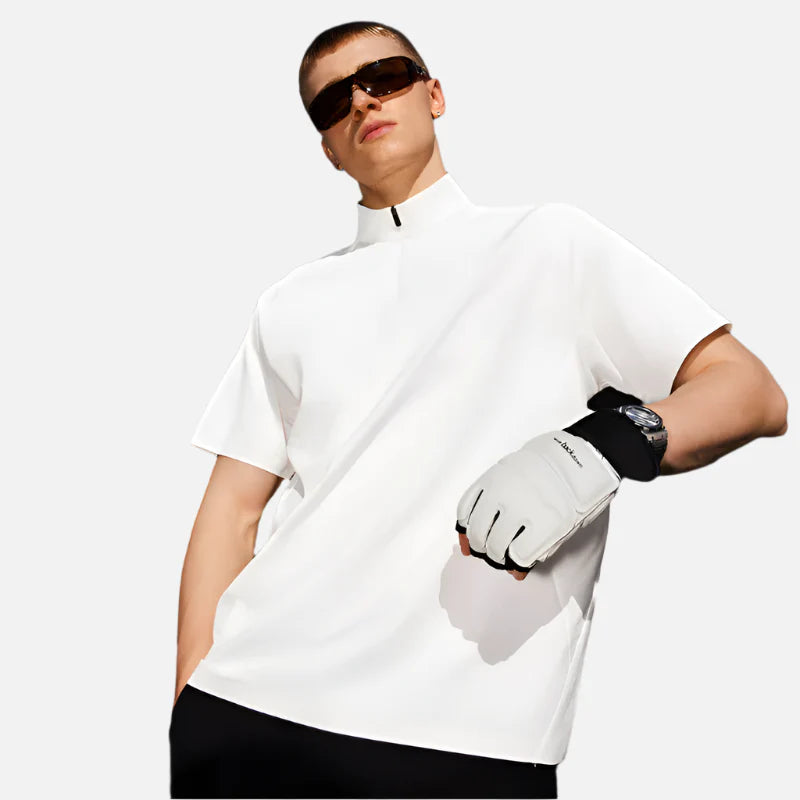 VILZSTUDIOS Solid Color Sun Protection T-Shirt