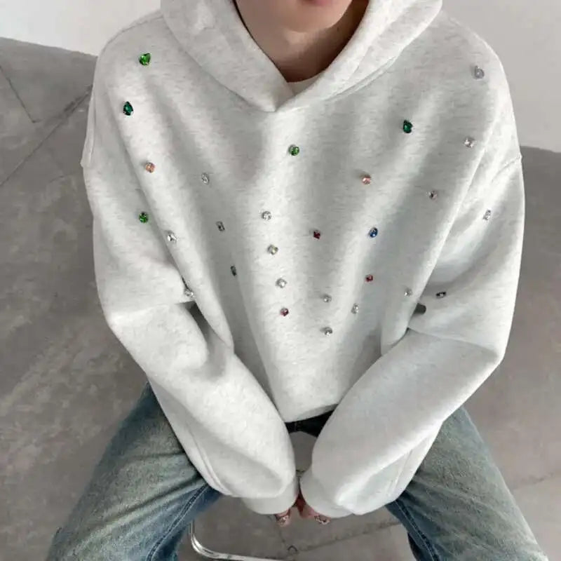 VILZSTUDIOS Diamond Embroidery Hoodie