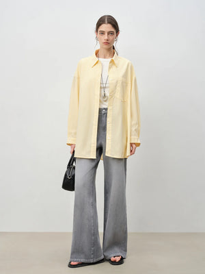 VILZSTUDIOS Oversized Striped Long Sleeve Shirt