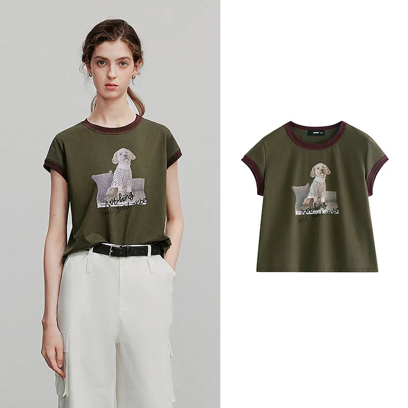VILZSTUDIOS Soft Cotton Casual Summer T-Shirt