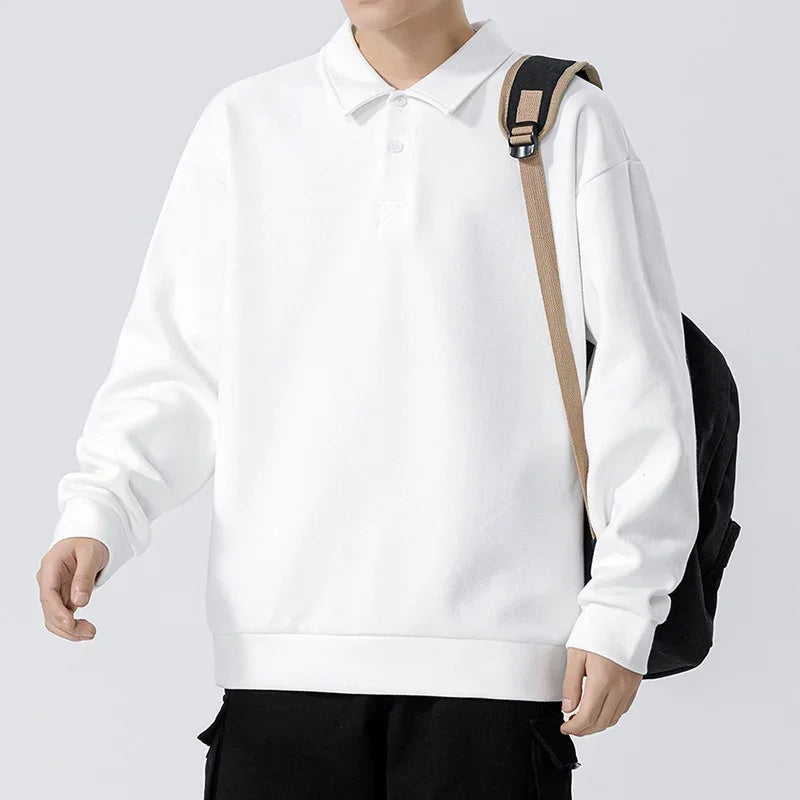 VILZSTUDIOS Chic Long Sleeved Polo Sweater