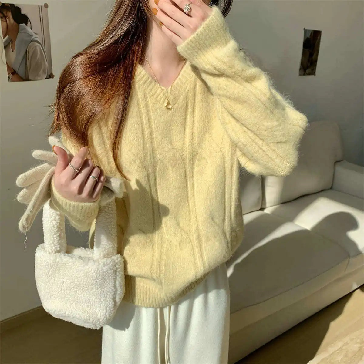 VILZSTUDIOS Cozy Oversized Festive Sweater
