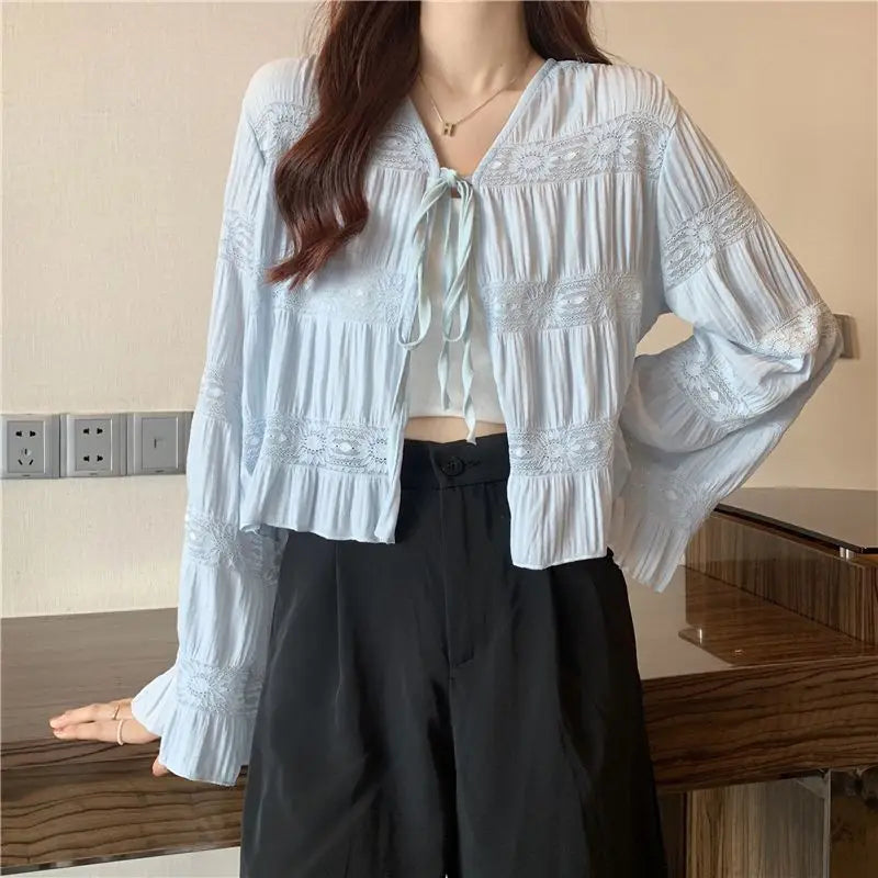 VILZSTUDIOS Fairy Lace Up Cardigan