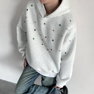 VILZSTUDIOS Diamond Embroidery Hoodie