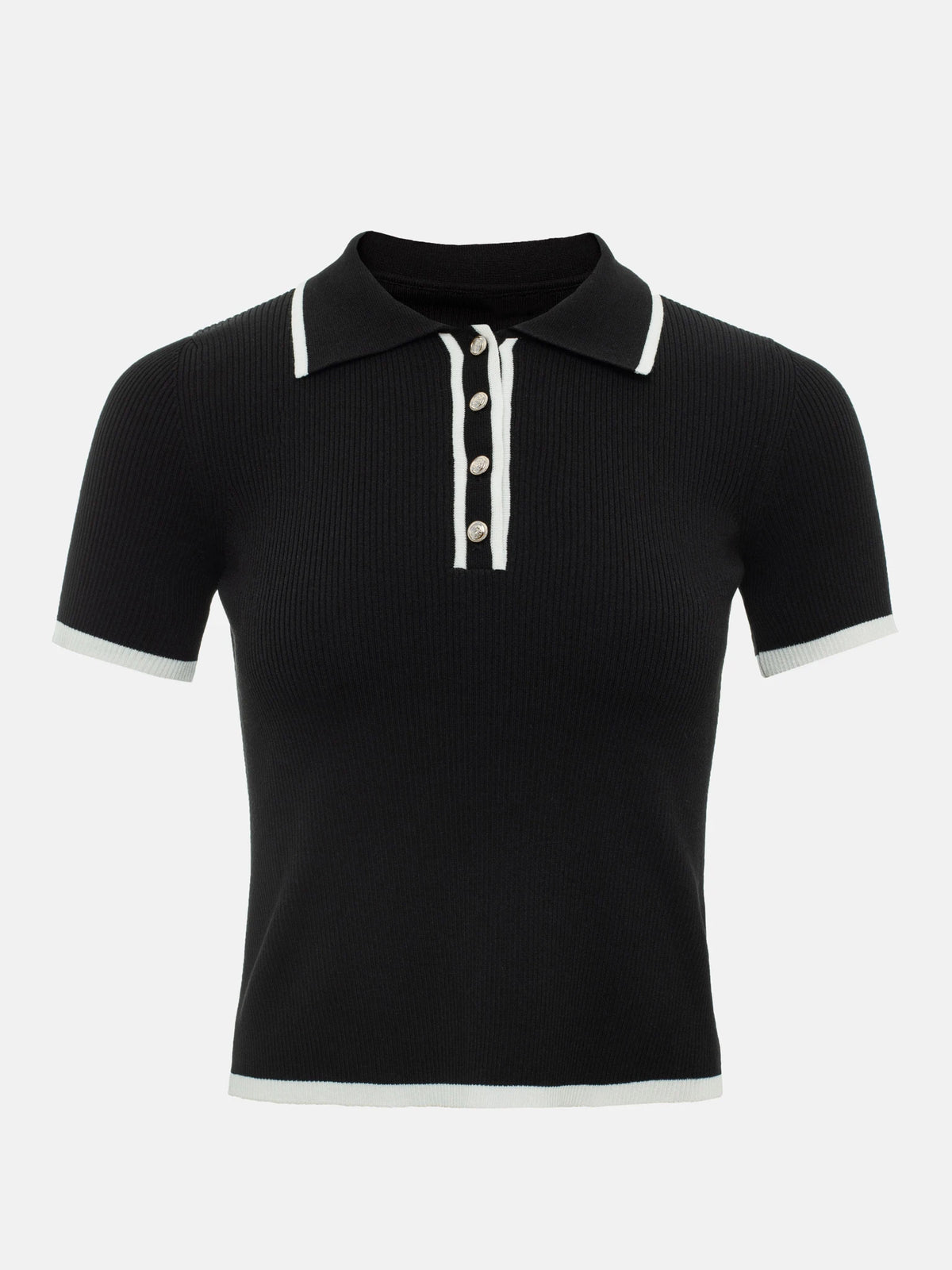 VILZSTUDIOS Chic Slim Fit Knit T-shirt