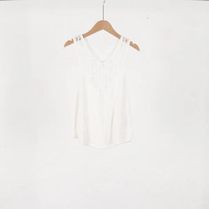 VILZSTUDIOS Sleek Slim Fit Hollow Knit Tank Top