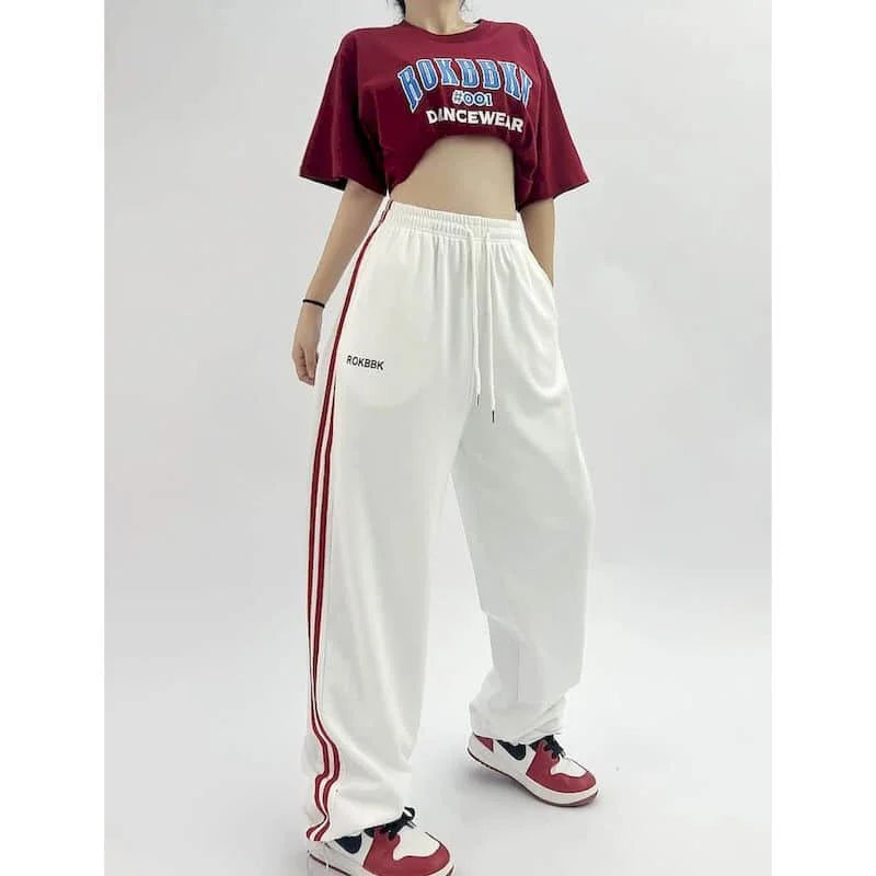 VILZSTUDIOS Comfortable Elastic Waist Hip Hop Pants