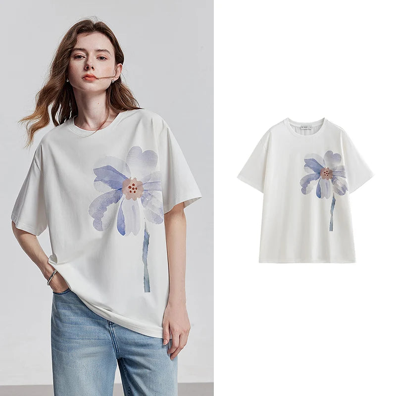 VILZSTUDIOS Stylish Short Sleeve Spring Women T-Shirt