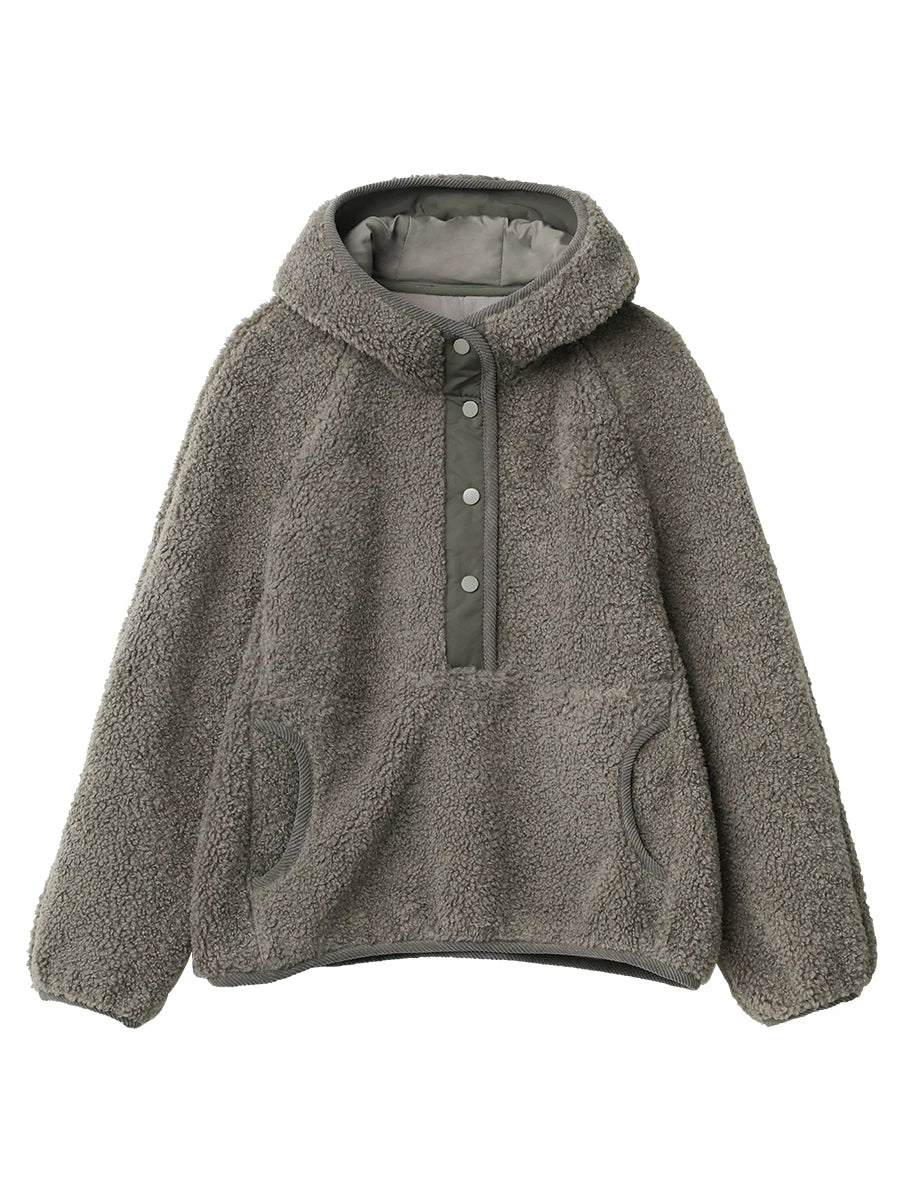VILZSTUDIOS Granular Fleece Chic Hoodie