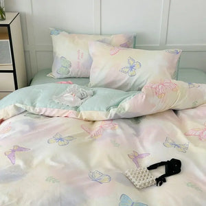 VILZSTUDIOS Soft Floral Duvet Bedding Set
