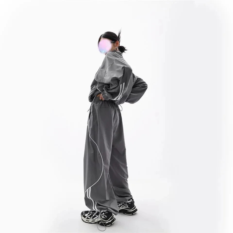 VILZSTUDIOS Gray Sports Two Pieces Set