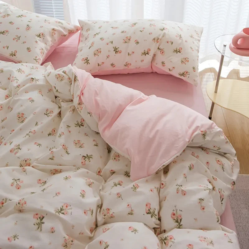 VILZSTUDIOS Vibrant Floral Duvet Bedding Set