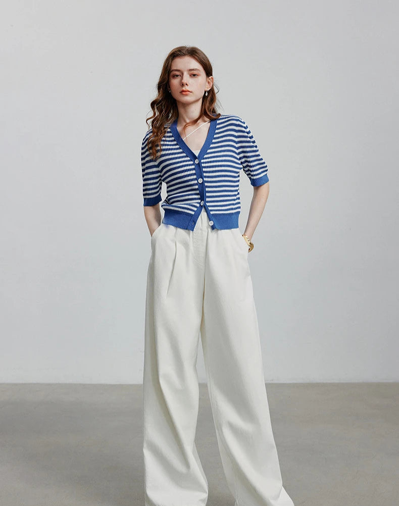 VILZSTUDIOS Stylish Knit Summer Cardigan
