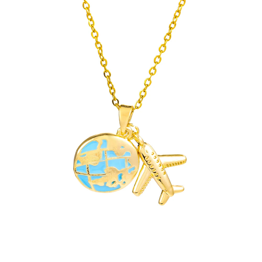 VILZSTUDIOS Fly Plane Pendant Necklace