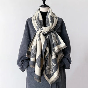VILZSTUDIOS Animal Printed Cashmere Scarves