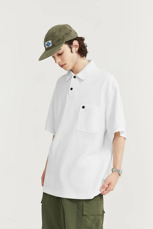 VILZSTUDIOS Classic Heavyweight Pique Polo Men Shirt