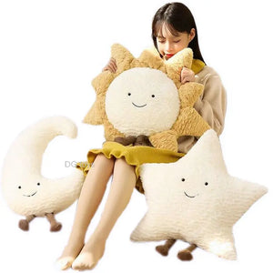 VILZSTUDIOS Soft Moon & Star & Sun Plush Cushions