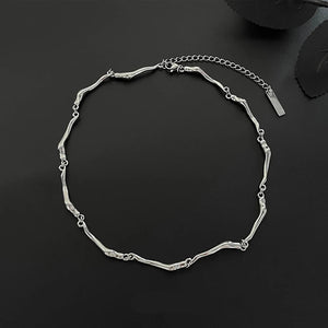 VILZSTUDIOS Men Luxury Titanium Steel Irregular Necklace