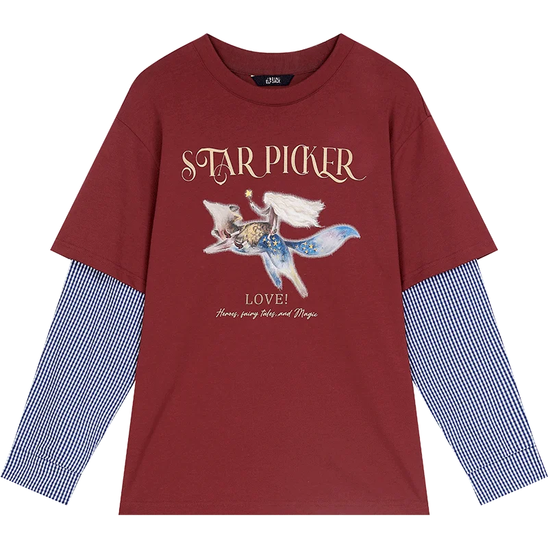VILZSTUDIOS Retro Casual Flying Fox Top