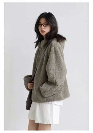 VILZSTUDIOS Granular Fleece Chic Hoodie
