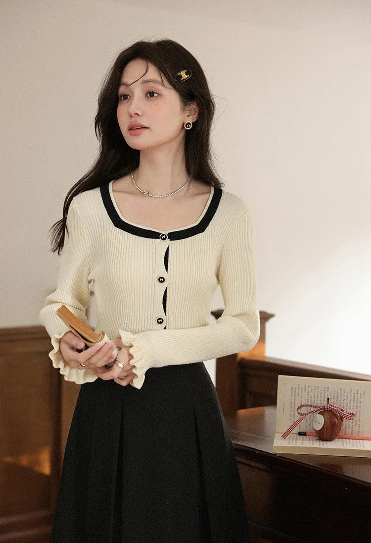 VILZSTUDIOS Apricot Slim Fit Sweater