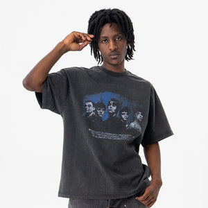 VILZSTUDIOS Loose Dark Wall Of Faces T-Shirt