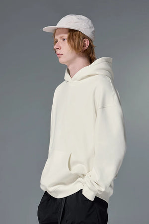 VILZSTUDIOS Premium Minimalist Fleece Solid Color Hoodie