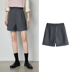 VILZSTUDIOS Comfortable High Waist Casual A-Line Shorts