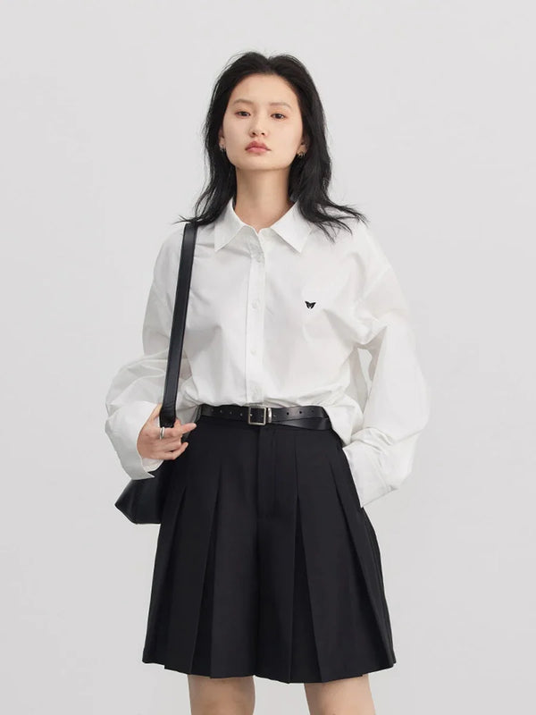 Chic Korean Casual High Waist Pants
