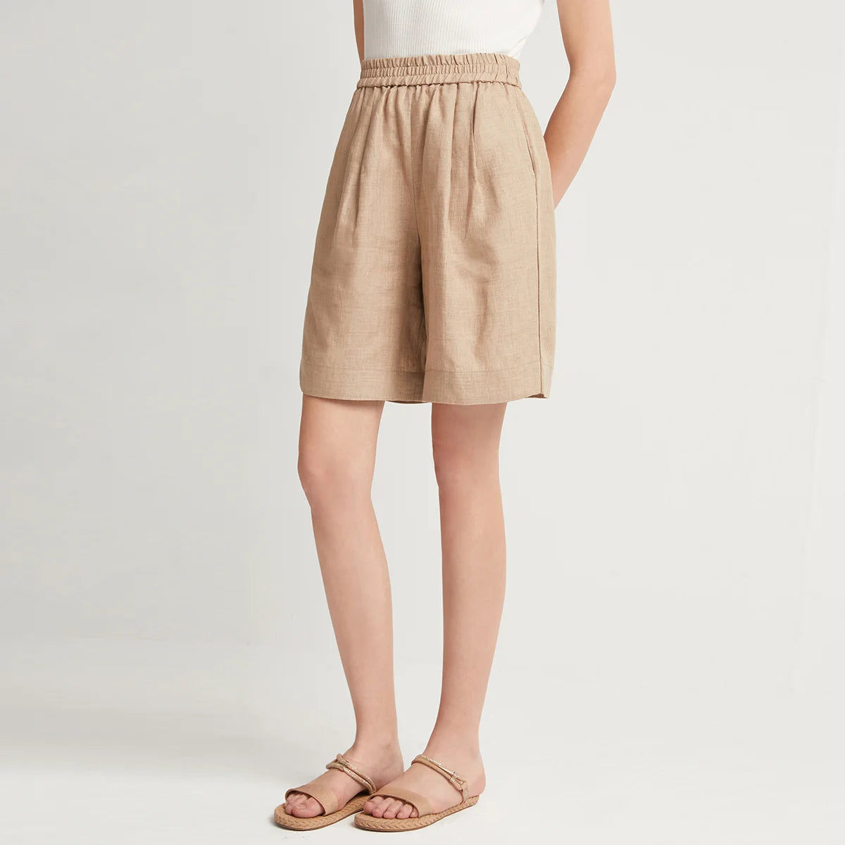 VILZSTUDIOS Luxury Solid Color High Quality Shorts