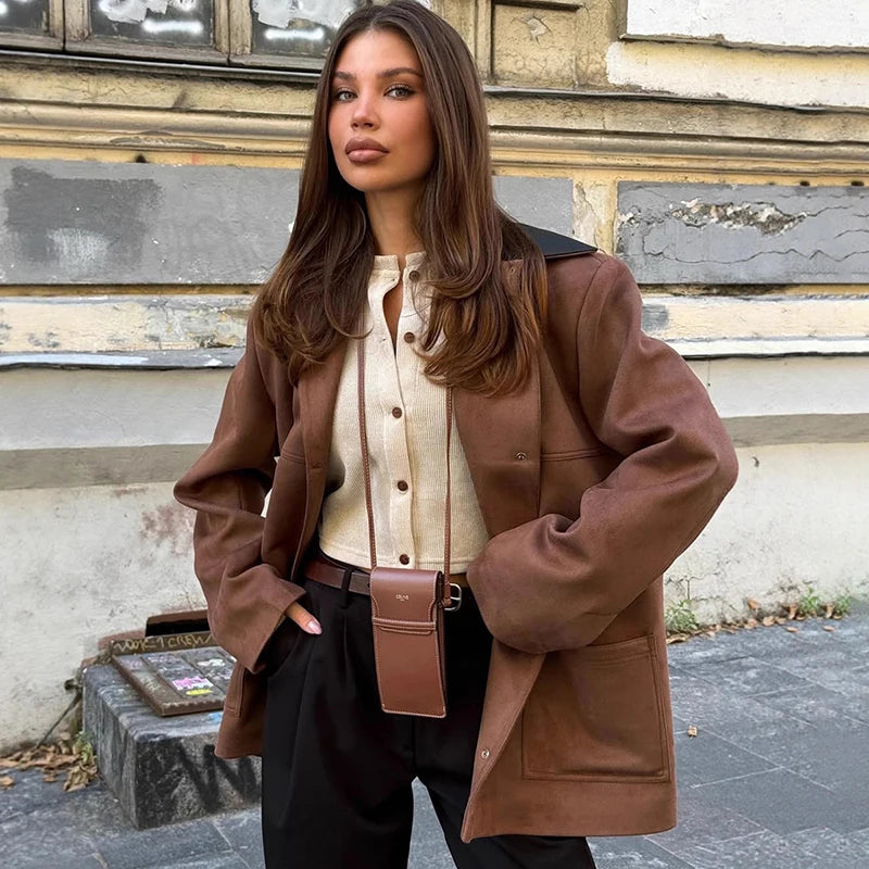 VILZSTUDIOS Oversized Suede Jacket