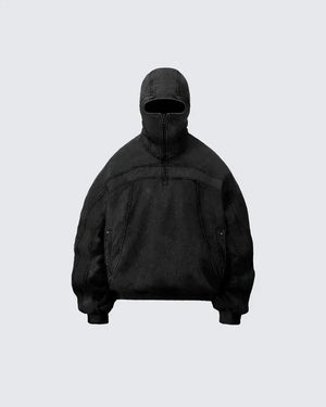 VILZSTUDIOS Washed Gray Classic Ninja Hoodie