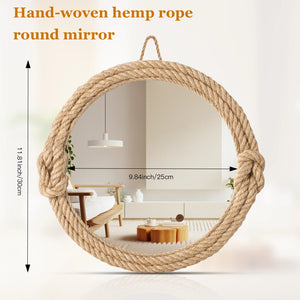 VILZSTUDIOS Home Decor Nordic hanging  mirror creative hanging wall sofa porch homestay style background wall decor makeup mirror
