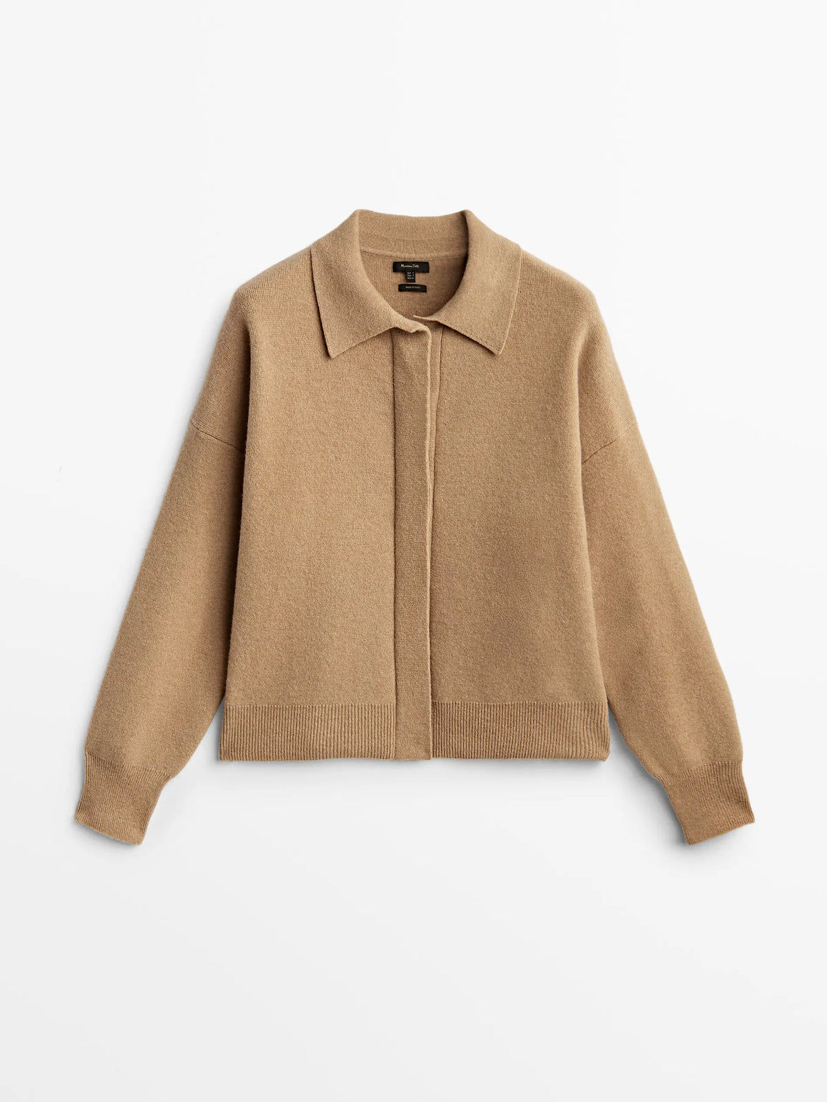 VILZSTUDIOS Classic Wool Blend Knit Cardigan