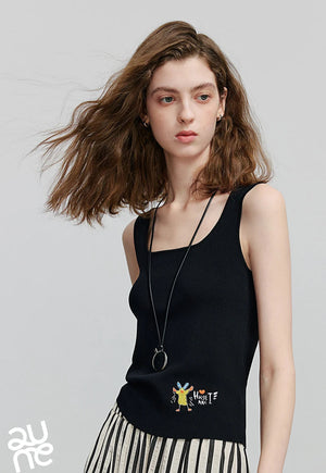 VILZSTUDIOS Stylish Knitted Tank for Summer