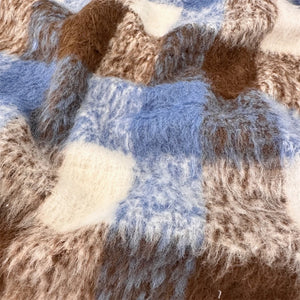 VILZSTUDIOS Plaid Long Woolen Scarf