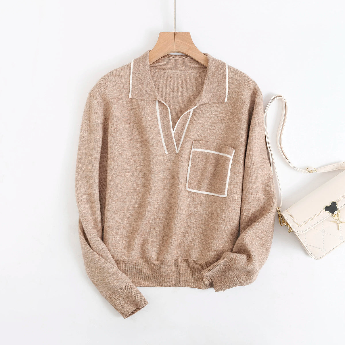 VILZSTUDIOS Classic Polo Knitted Sweater