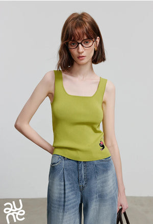 VILZSTUDIOS Stylish Knitted Tank for Summer