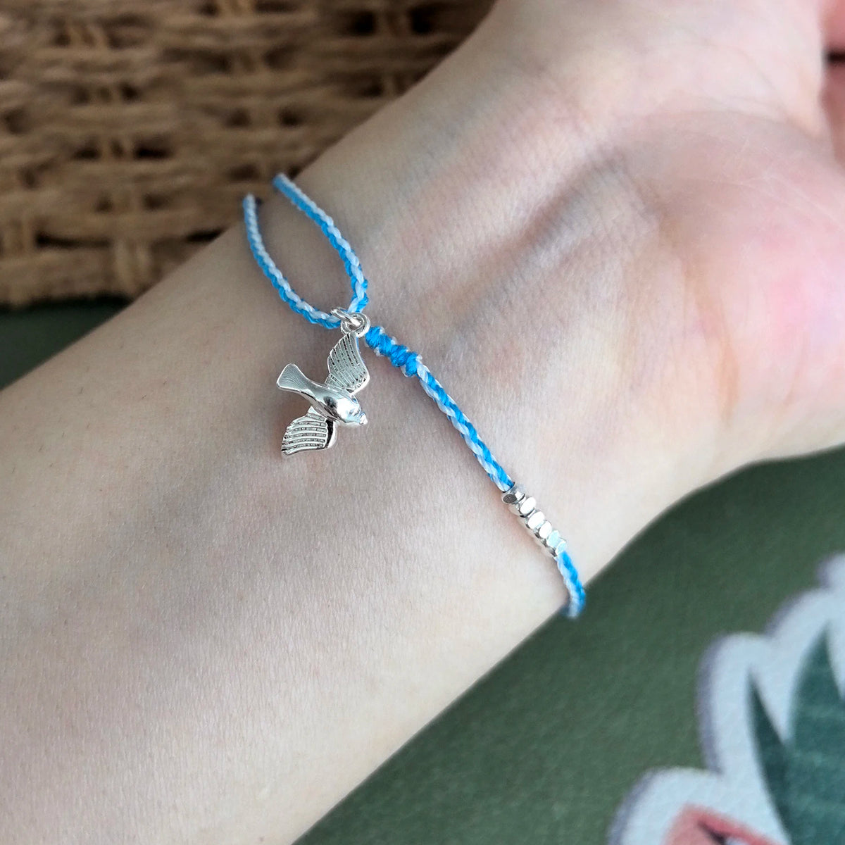 VILZSTUDIOS Cute Elegant Swallow Silver Bracelet