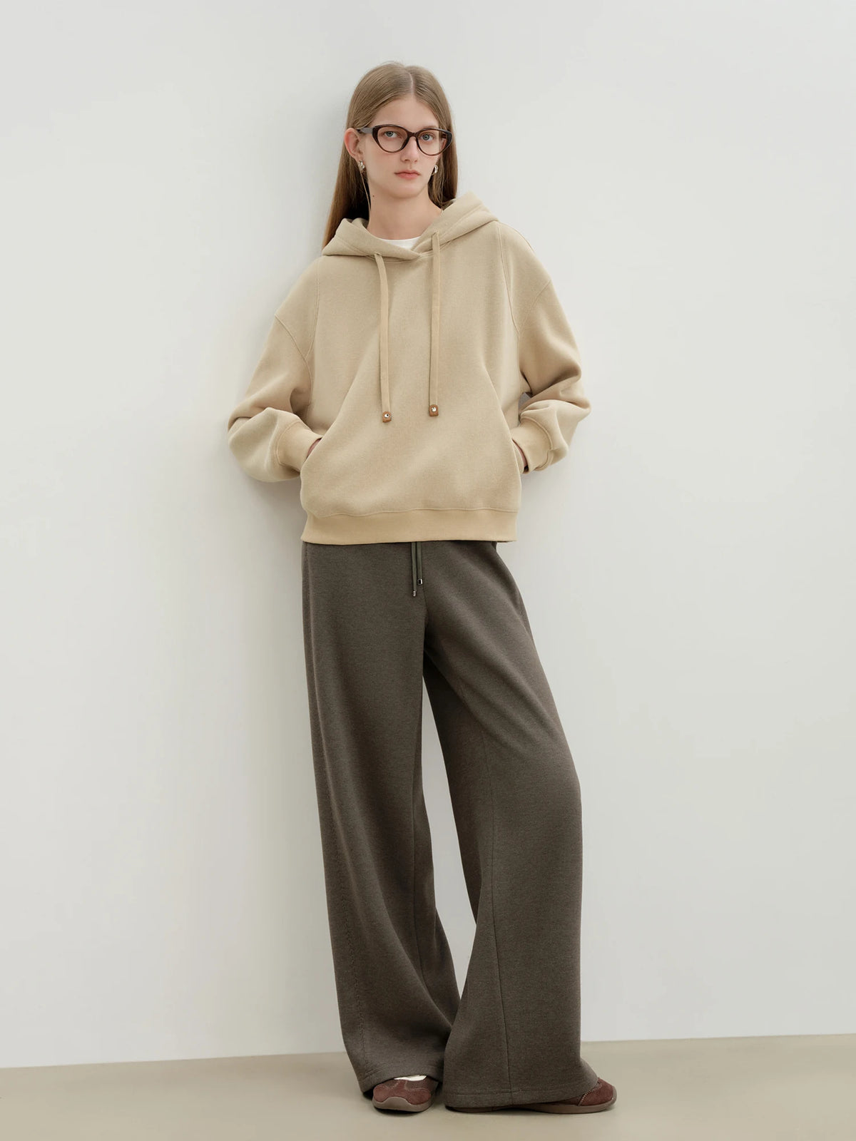 VILZSTUDIOS Cozy Fleece Knit Hoodie