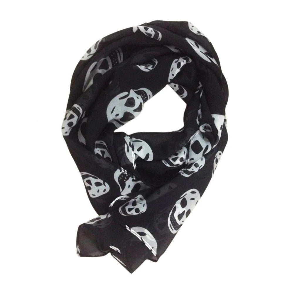 VILZSTUDIOS Casual Skull Scarf