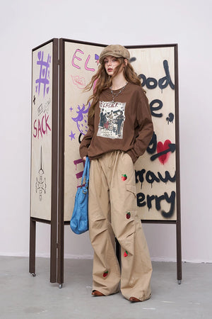 VILZSTUDIOS Sweet Cool Oversized Long Sleeve Top